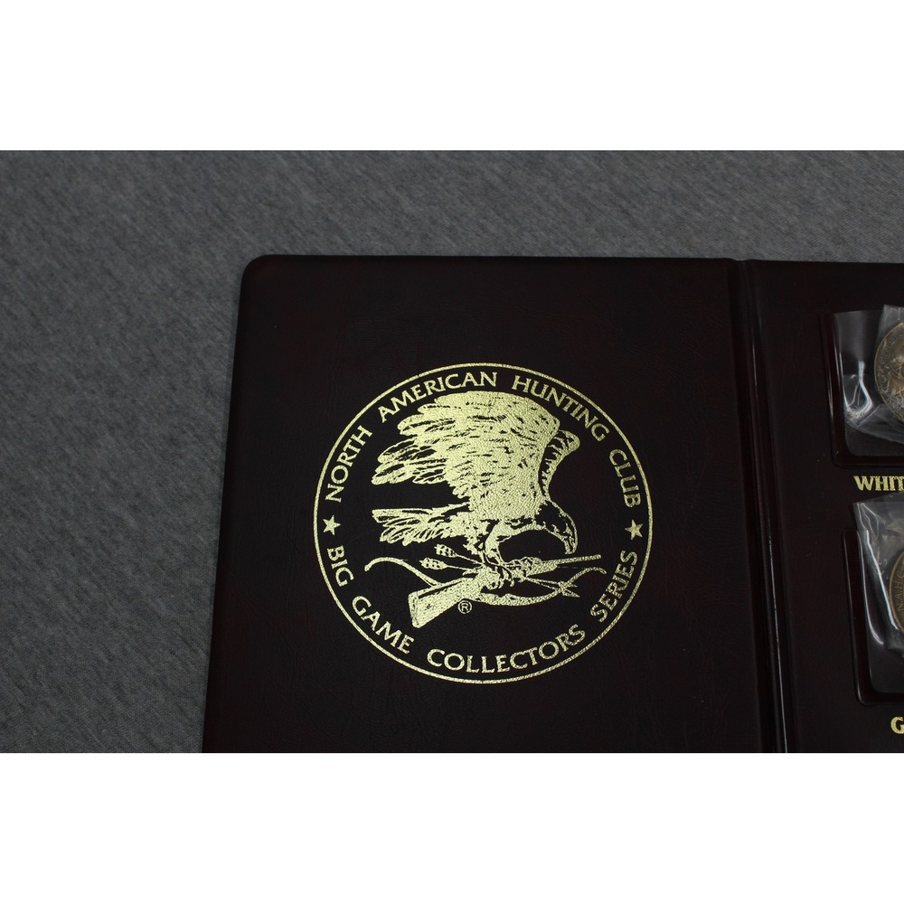 North American Hunting Club Medallion Set Brown Big Game Collector's Series 6pc - Picture 4 of 16